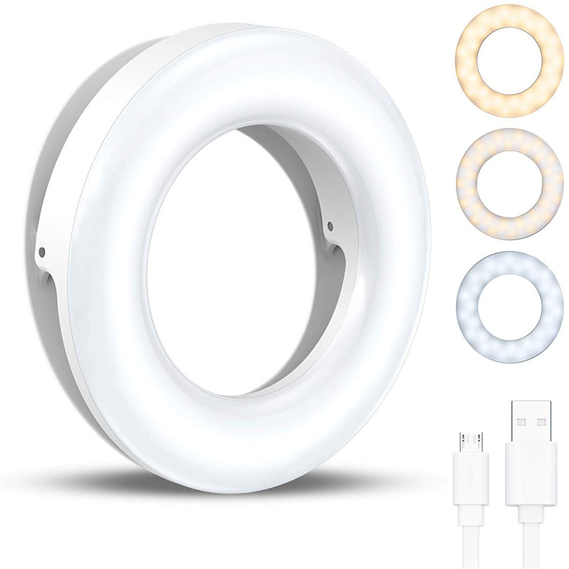 Photography Lighting Circle - Anillo de luz LED portátil con