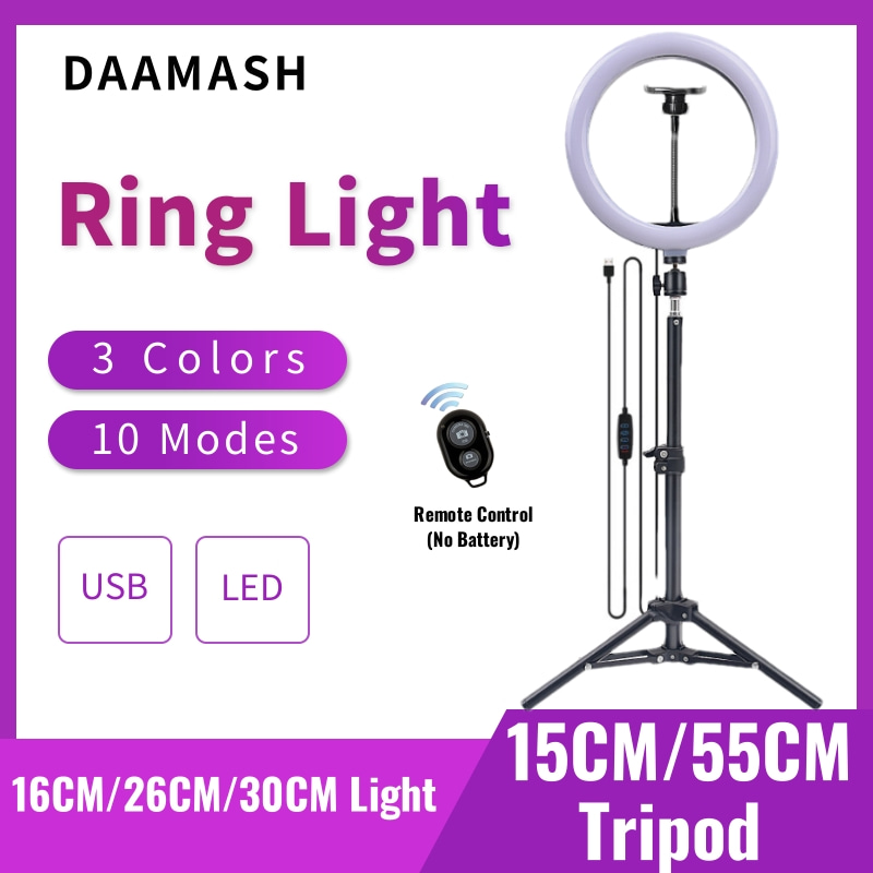 Photography Lighting Circle - Anillo de iluminación LED para Selfie,