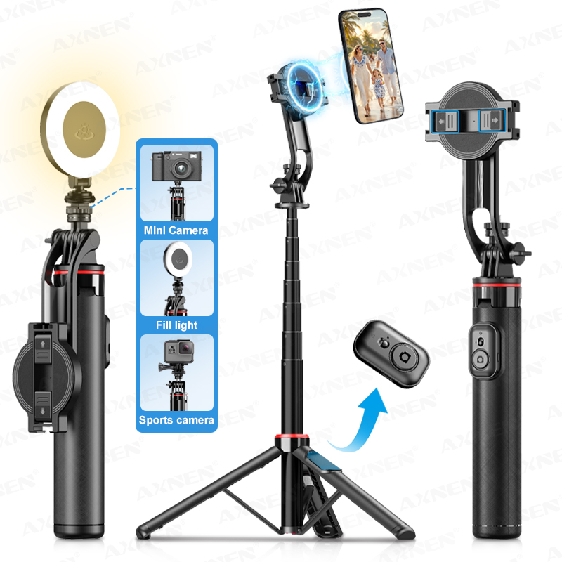 Photography Lighting Circle - Trípode Magnético Extensible AXNEN C20 para