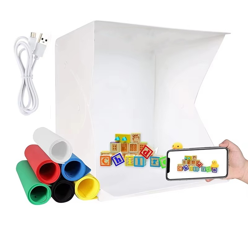 Photography Lighting Background - Caja de luz plegable portátil para