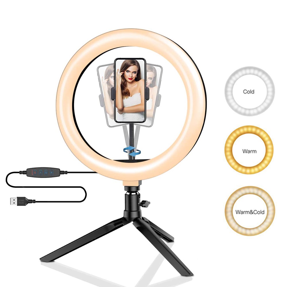 Photography Lighting Continuous - Anillo Led de 26cm y 10