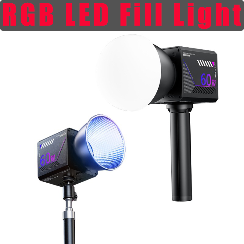 Photography Lighting Background - Luz de Video RGB de 60W,
