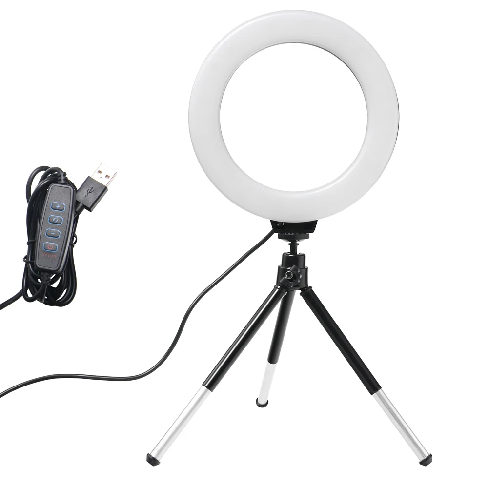 Photography Lighting Circle - Mini Lámpara LED de Anillo para