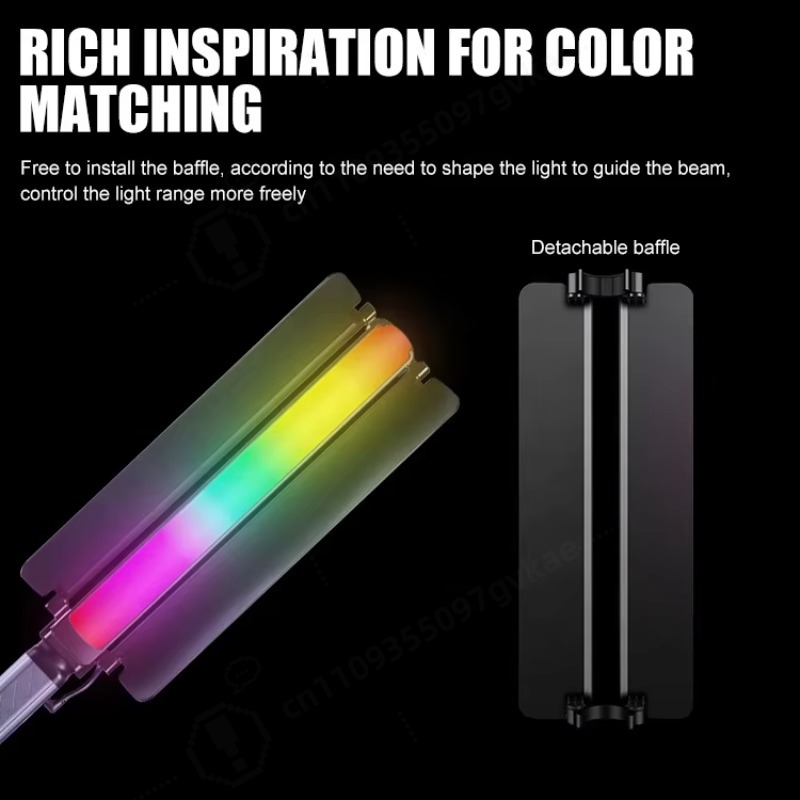 Luz LED RGB portátil para estu - Photography Lighting Video reseña y precio