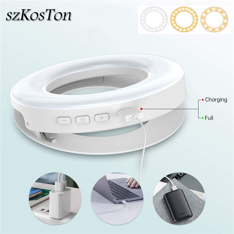 Anillo de luz LED portátil con - Photography Lighting Circle reseña y precio