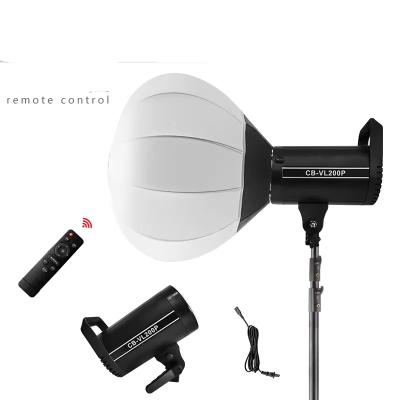 Luz de video portátil de 200W  - Photography Lighting Learning reseña y precio
