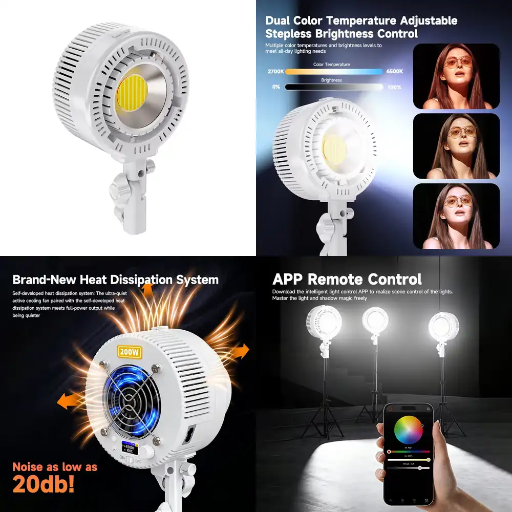 Luz LED COB de Doble Color R20 - Photography Lighting For Clothing reseña y precio