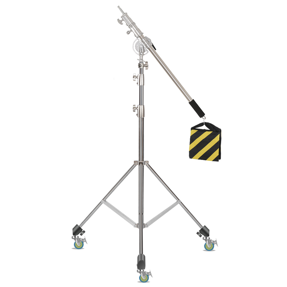 Soporte de luz de acero inoxid - Photography Lighting Background reseña y precio
