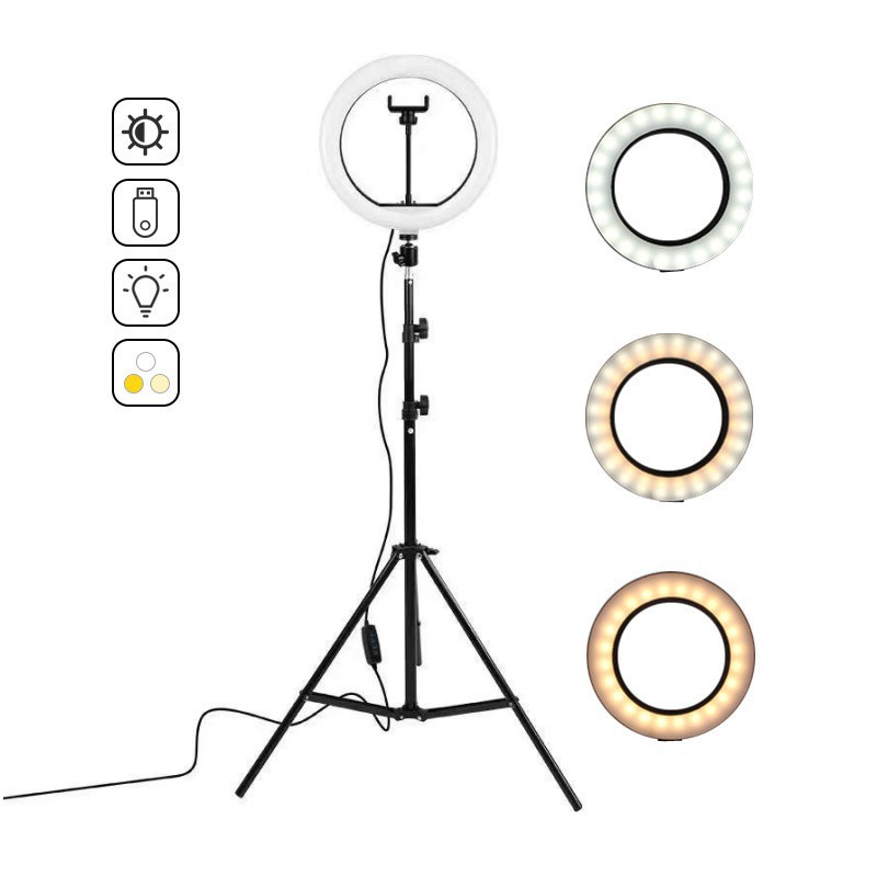 Anillo de iluminación LED para - Photography Lighting Circle reseña y precio