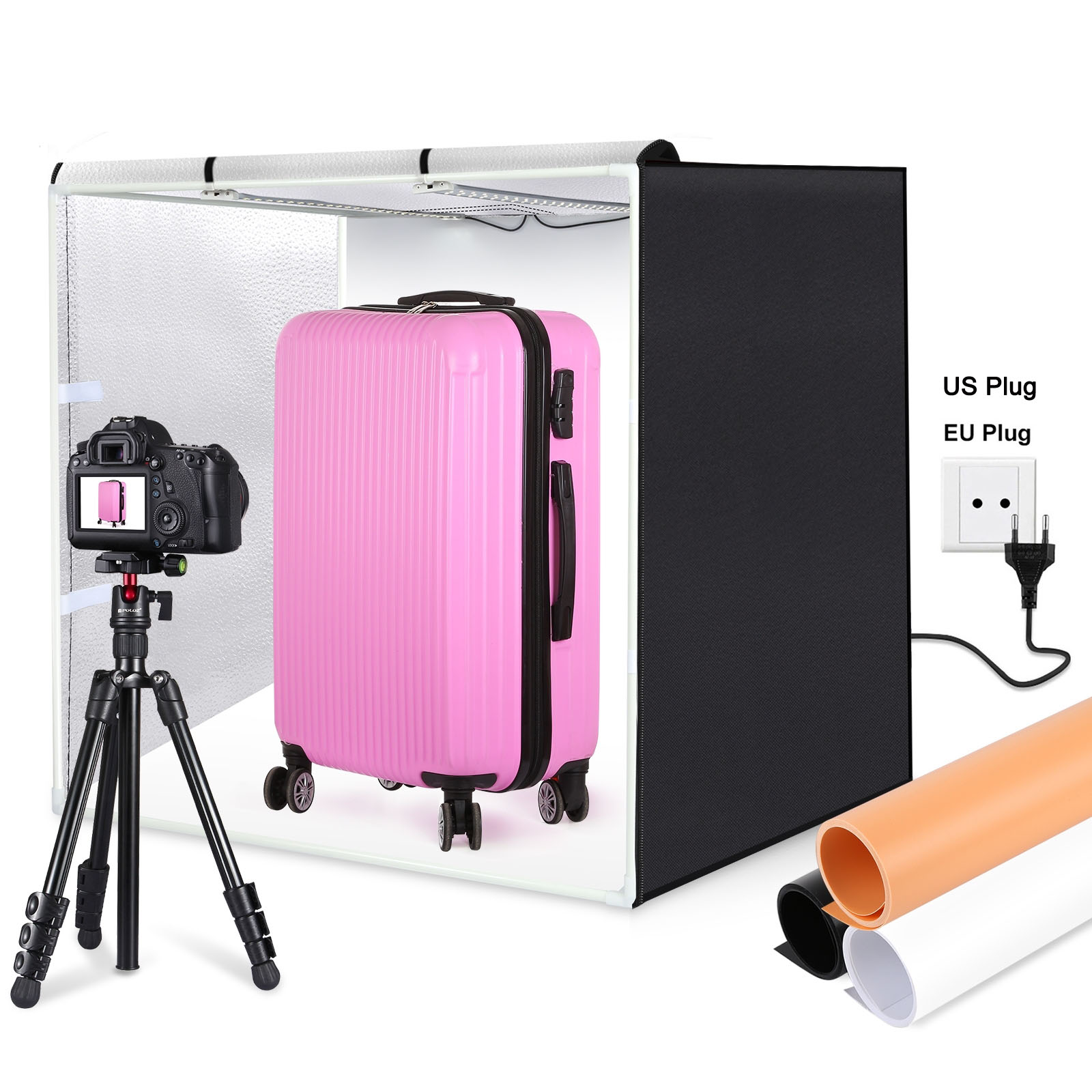 PULUZ, kit de iluminación foto - Photography Lighting And Backdrop Kits reseña y precio