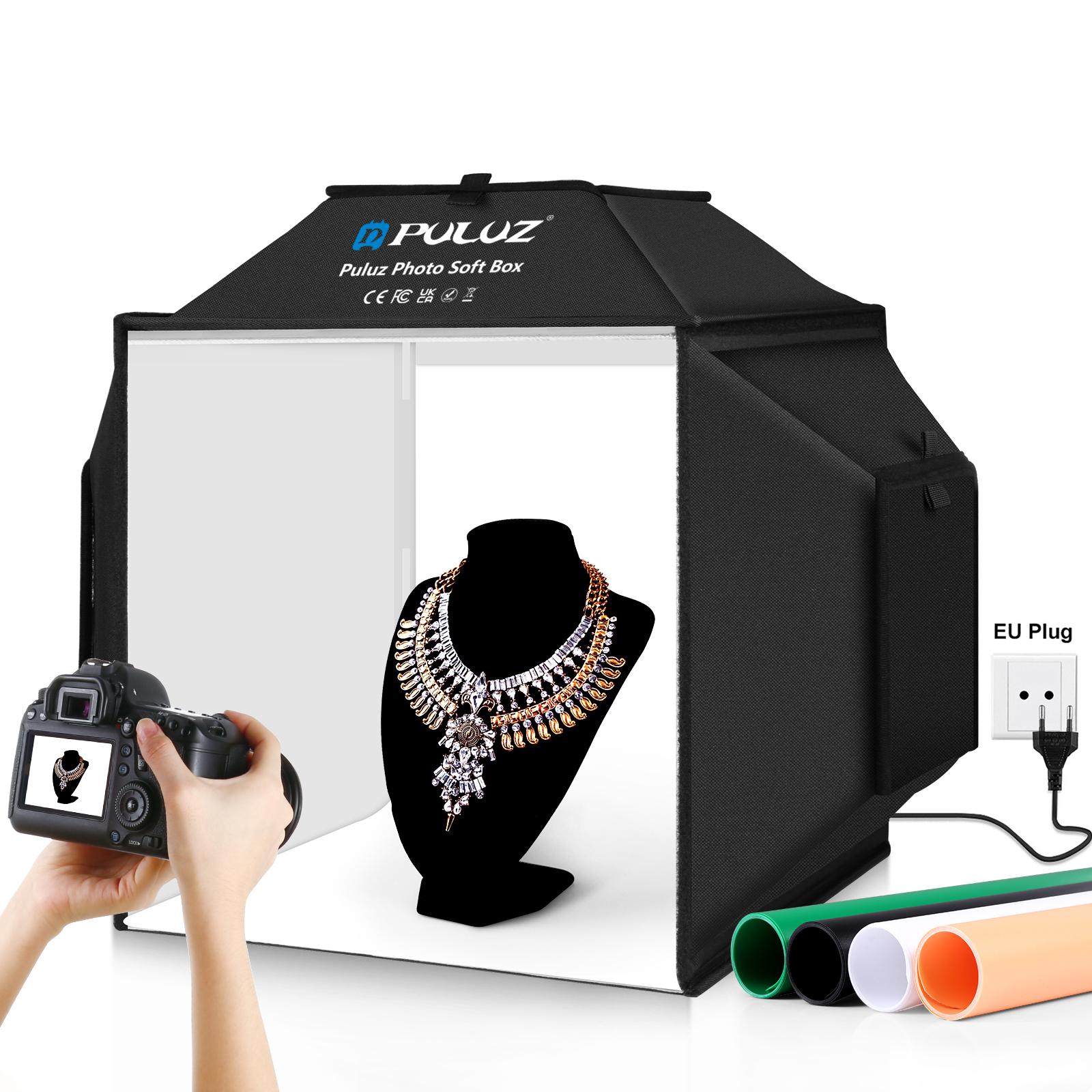 PULUZ 40cm plegable 72W 5500K  - Photography Lighting And Backdrop Kits reseña y precio