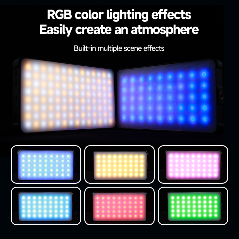 Luz de vídeo LED RGB, Clip de  - Photography Lighting Continuous reseña y precio