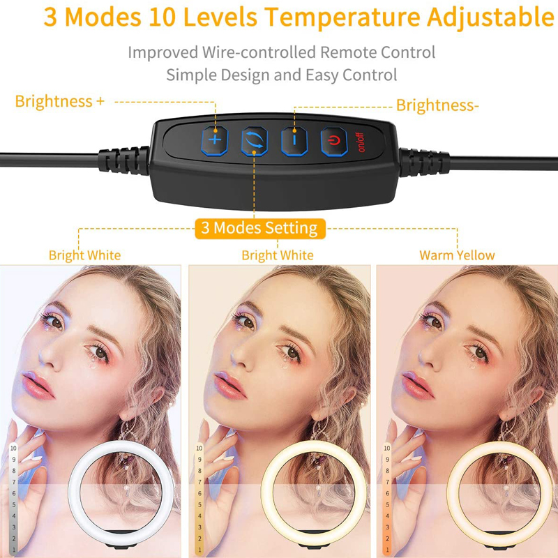 Aro de luz LED de 10 pulgadas  - Photography Lighting Continuous reseña y precio