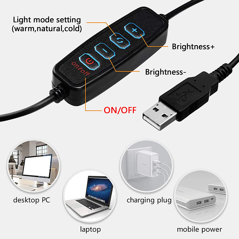 Anillo de luz LED para Selfie  - Photography Lighting Circle reseña y precio
