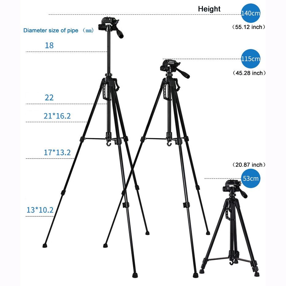 Trípode Universal de 55 Pulgad - Photography Lighting Devices reseña y precio