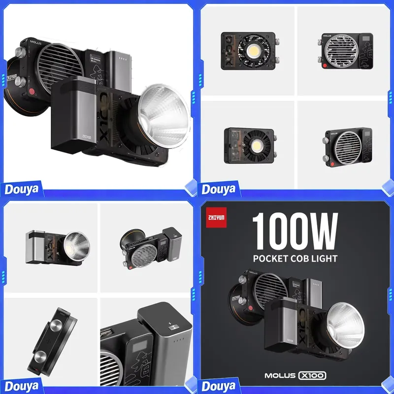 ZHIYUN Molus X100, luz LED COB - Photography Lighting Video reseña y precio