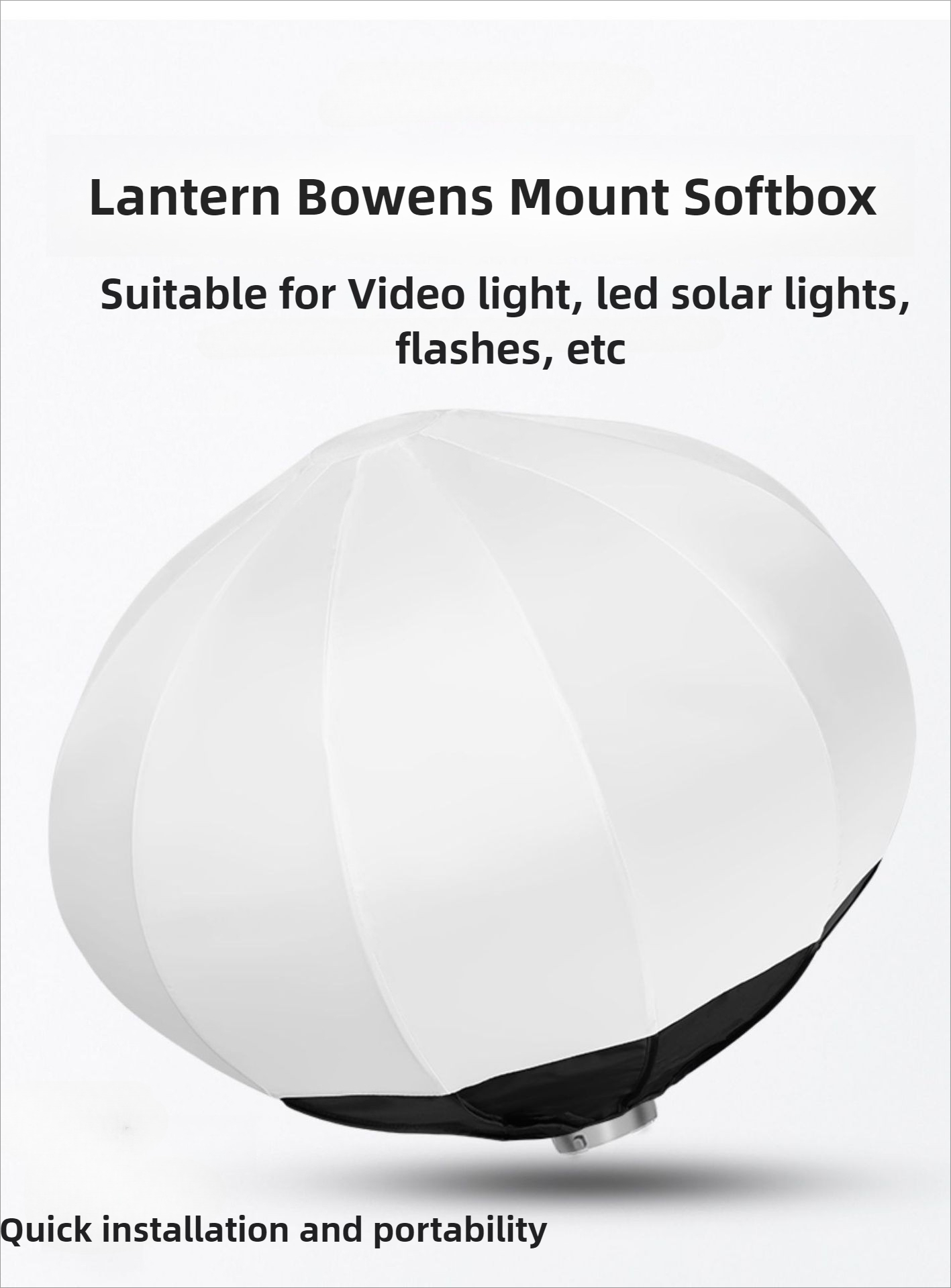 Linterna de globo Softbox 55cm - Globe Modifier Round reseña y precio