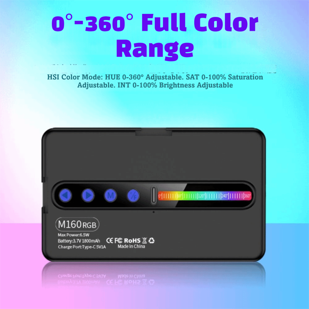 Luz LED RGB para vídeo con int - Photography Lighting Video reseña y precio